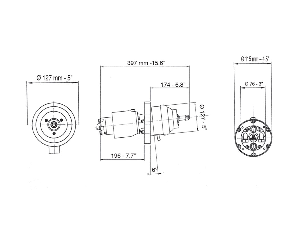 Helm Pump Tilt Mount UP28T - view 2