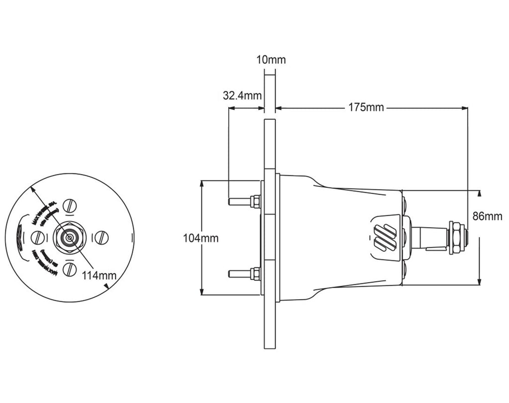 Helm Pump Tilt Mnt M-Drive UH32T with X66 - view 2
