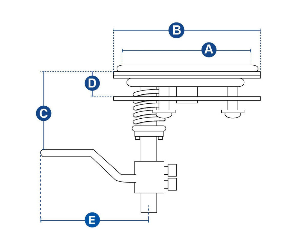 Flush Hatch Latch 90mm - view 2