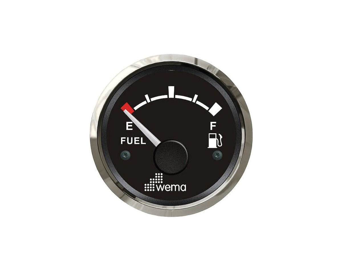 Gauge Fuel Level Black S/S 0-190 Ohms - view 4