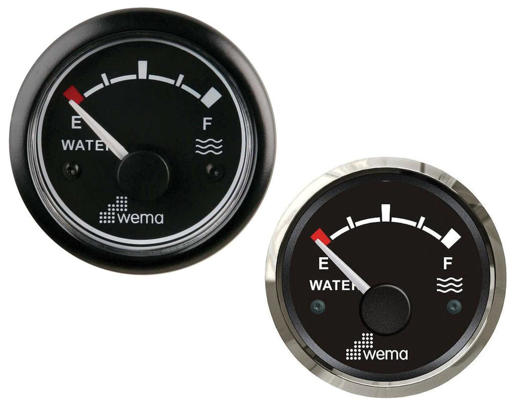 Gauge Water Level Black  S/S 0-190 Ohms