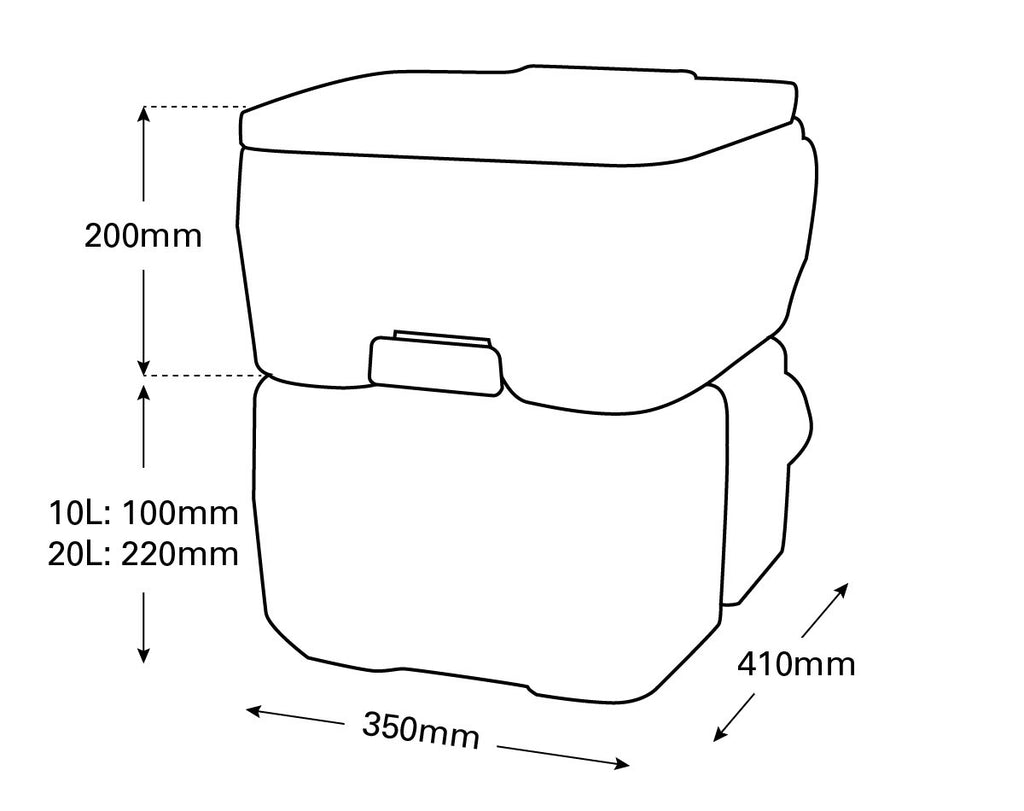 Toilet Portable 20L - view 2