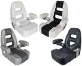 Seat HM58 Flip-Up Smooth Blk/ Carb. Blk