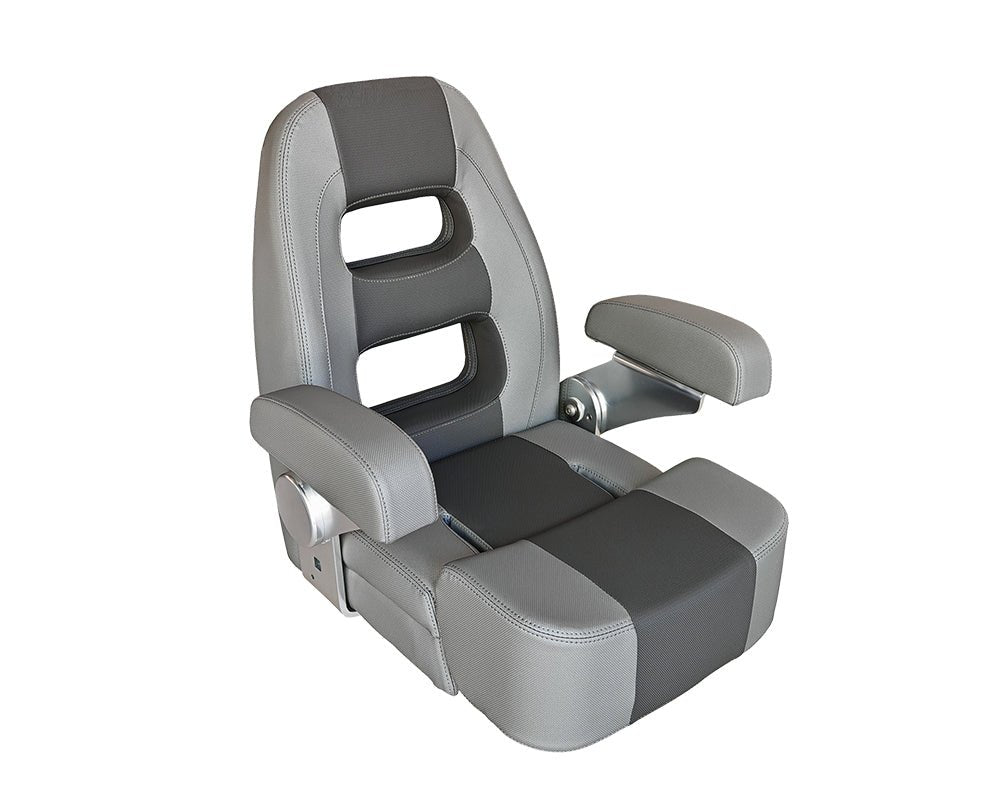 Seat HM58 Flip-Up Smooth Blk/ Carb. Blk - view 3