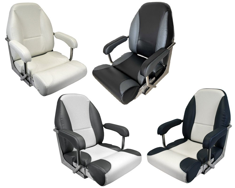 Seat Mojo Deluxe Flip-Up S/S Dk Blue/Wht