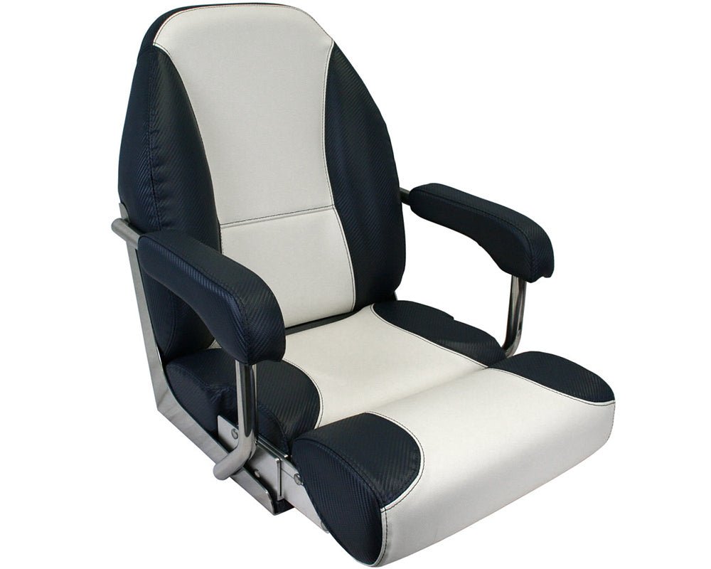 Seat Mojo Deluxe Flip-Up S/S Dk Blue/Wht - view 6