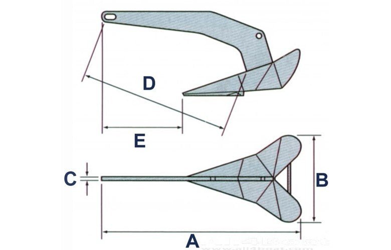 Delta Style Anchor S/S 20kg - view 2