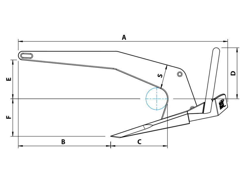 Anchor Rocna Galv Fisherman 4kg - view 2