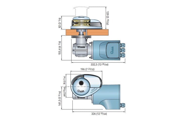Windlass DP2 700w 24v 8mm - view 3