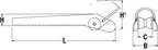 VETUS Fixed Bow Roller with Anchor Loop  P104345 - view 2