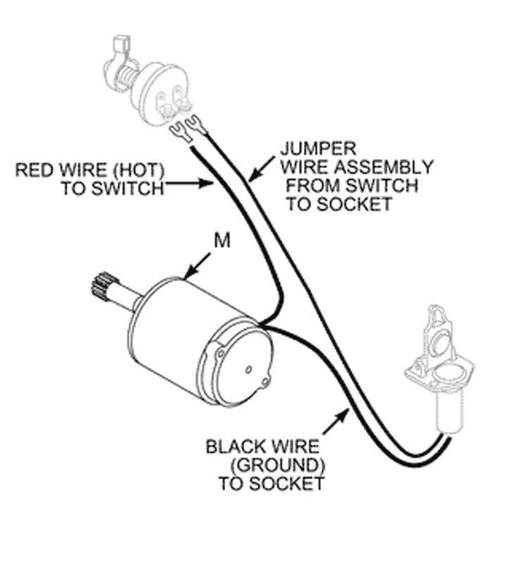 Powerwinch Motor w/Gear (M) 712,RC23 - view 2