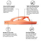 Archies Arch Support Thongs - Classic - Peach