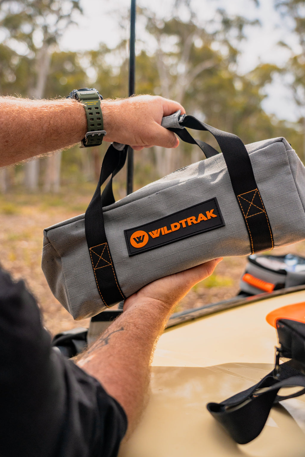 Wildtrak Medium Heavy-duty 400GSM Ripstop Canvas Peg Bag with Handles 35x15x13cm - view 15
