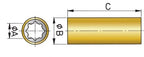 VETUS For shaft Ø 40 mm, Ø 55 mm outside, length 160 mm, with phenolic shell RL4055PH - view 2