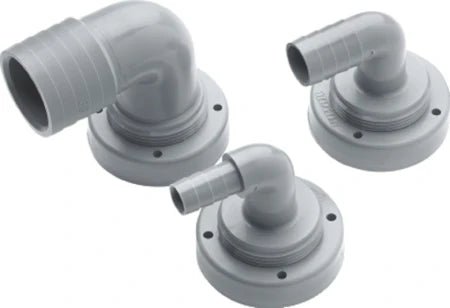 VETUS Hose connection, Ø 38 mm, right angle, for rigid tanks RT38B - view 2