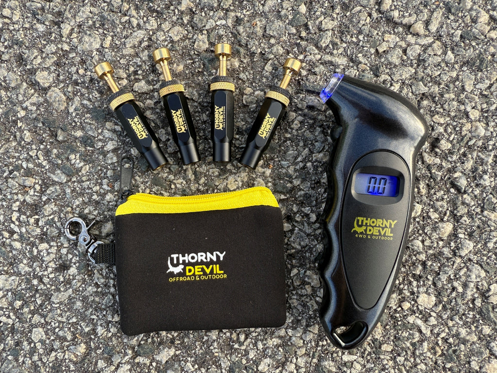 Premium Tyre Deflators & Digital Gauge Combo - 6pc Set - view 2