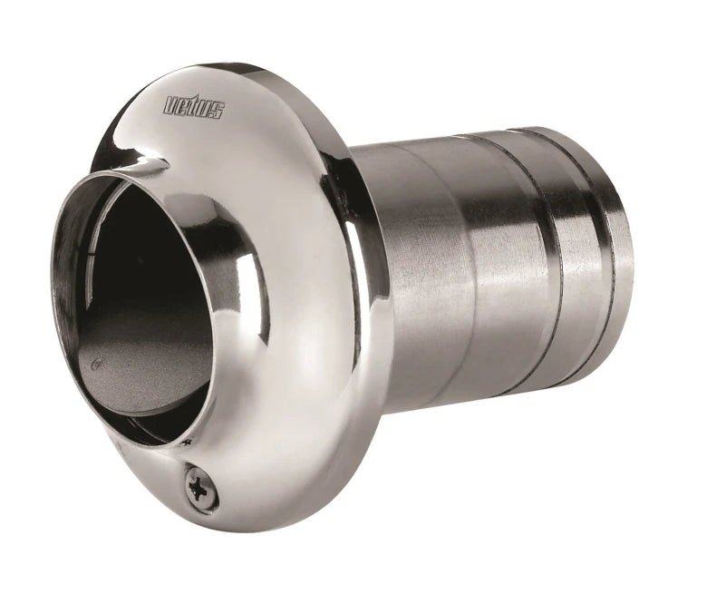 VETUS Stainless steel (AISI 316) transom exhaust connection with check valve Ø 40 mm TRC40SV