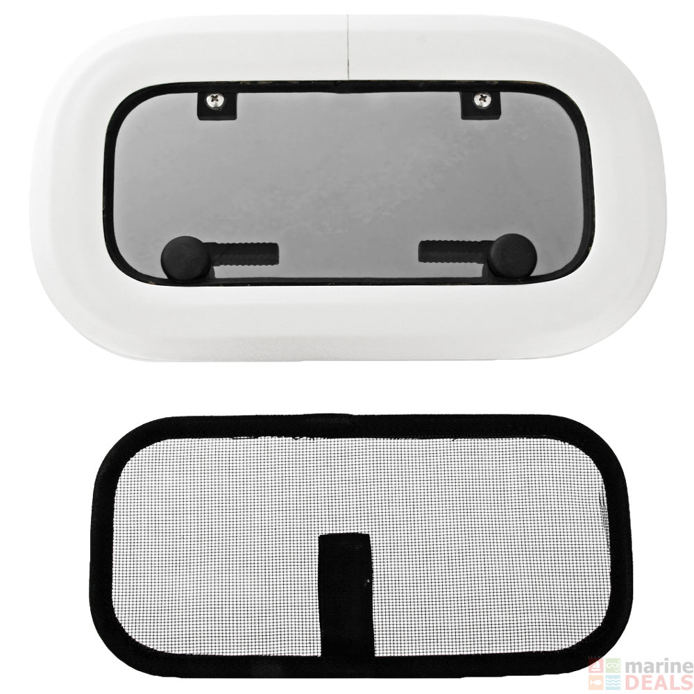 Vetus Maxwell Low Profile PA Series Aluminium Porthole 297mm X 162mm - view 2