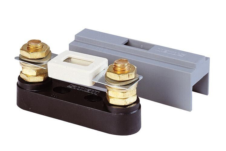 Vetus Fuse holder, type C100 including cover, suitable for fuses of 40 to 500 Amp ZEHC100