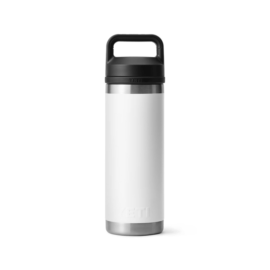 Rambler 18 oz (532 ml) Bottle With Chug Cap - White - back view