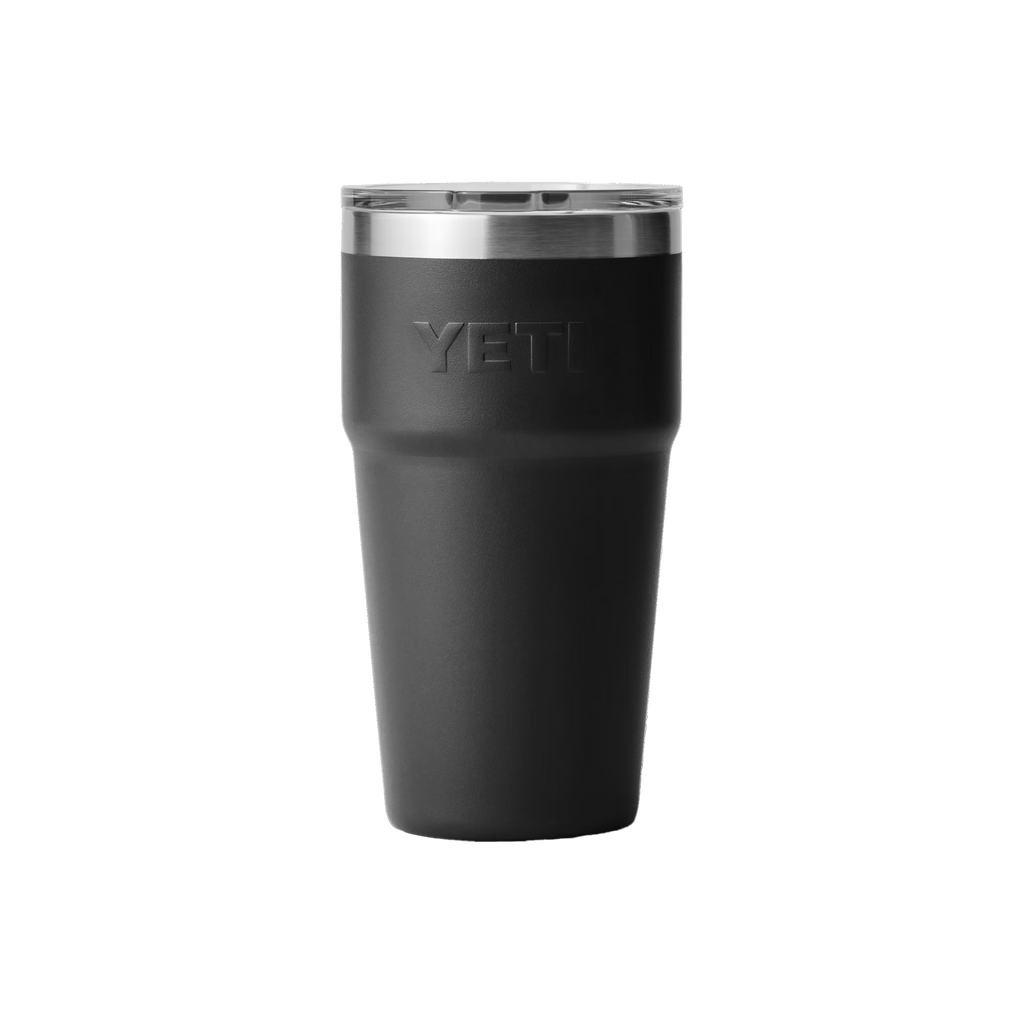 Rambler 20 oz (591 ml) Stackable Cup - Black - back view