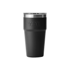 Rambler 20 oz (591 ml) Stackable Cup - Black - back view