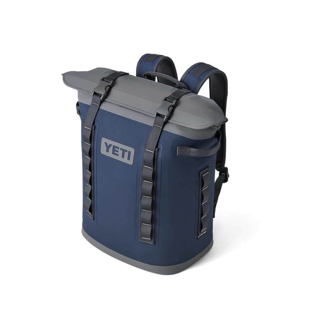 Hopper M20 Backpack Soft Cooler - Navy - closed view