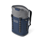 Hopper M20 Backpack Soft Cooler - Navy - open view