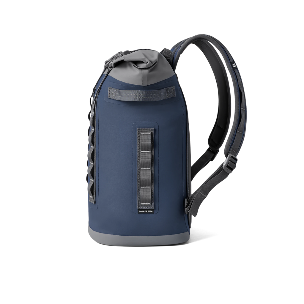 Hopper M20 Backpack Soft Cooler - Navy - side view