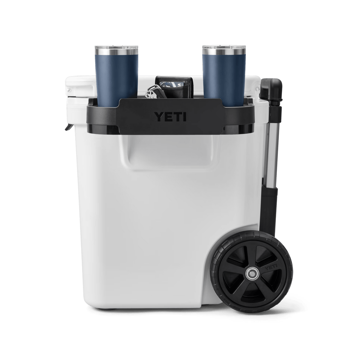 Roadie Wheeled Cooler Cup Caddy - side view