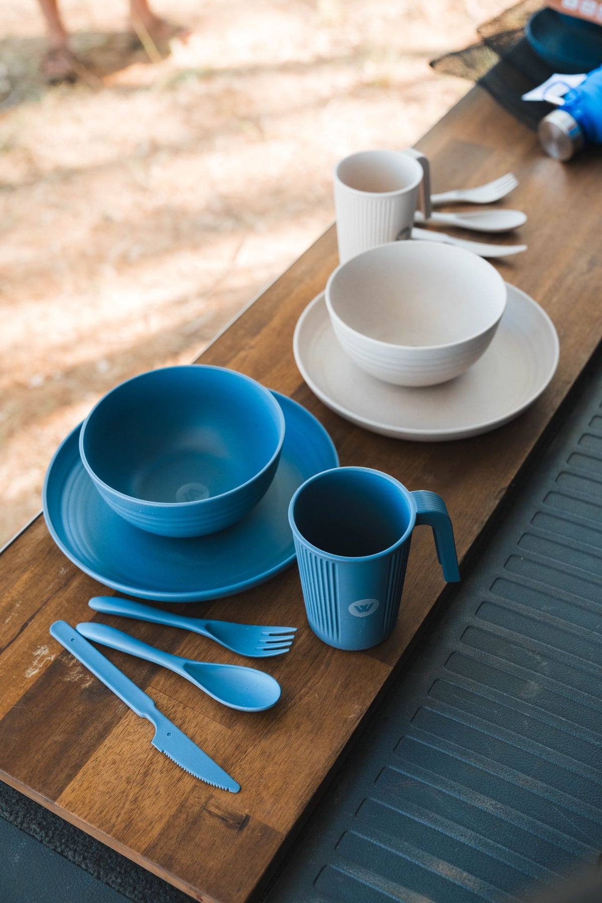 Wildtrak Wheat Straw Cup with Handle 350ml – Beige or Blue - view 13