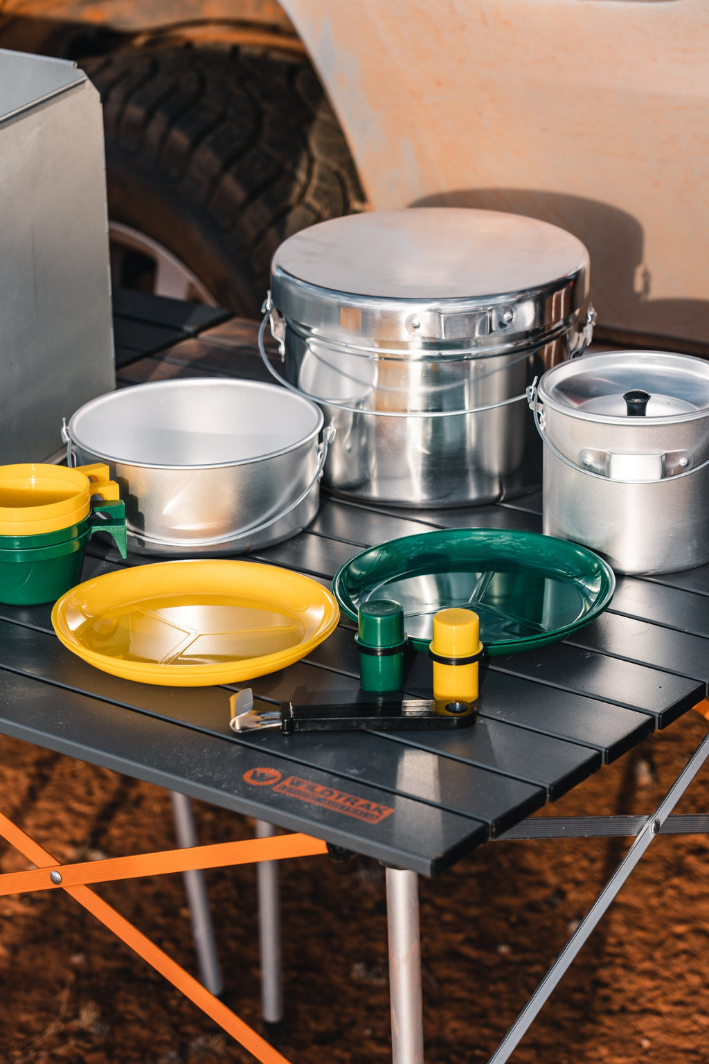 4 Person - 16 Piece Aluminium Mess Kit, Lightweight and Compact - view 2