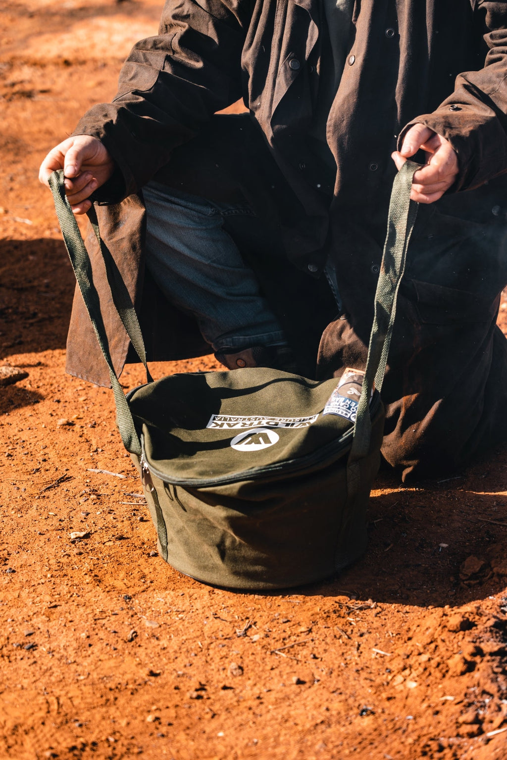 Wildtrak 2 Quart Canvas Camp Oven Bag with Carry Handles - view 7