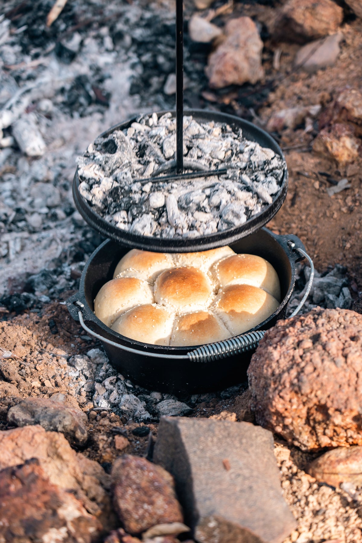 Wildtrak 9 Quart Heavy-duty Round Camp Oven with Lip and Handle, Pre-Seasoned - view 17