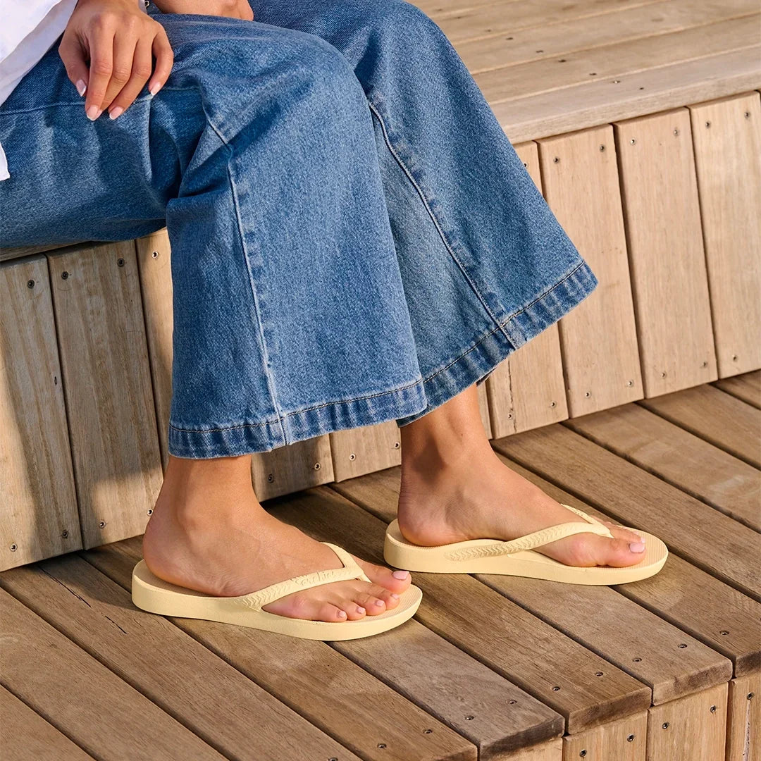Archies Arch Support Thongs - Classic - Lemon