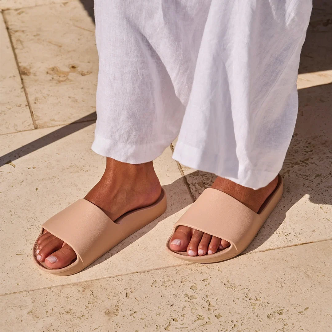 Archies Arch Support Slides - Classic - Tan