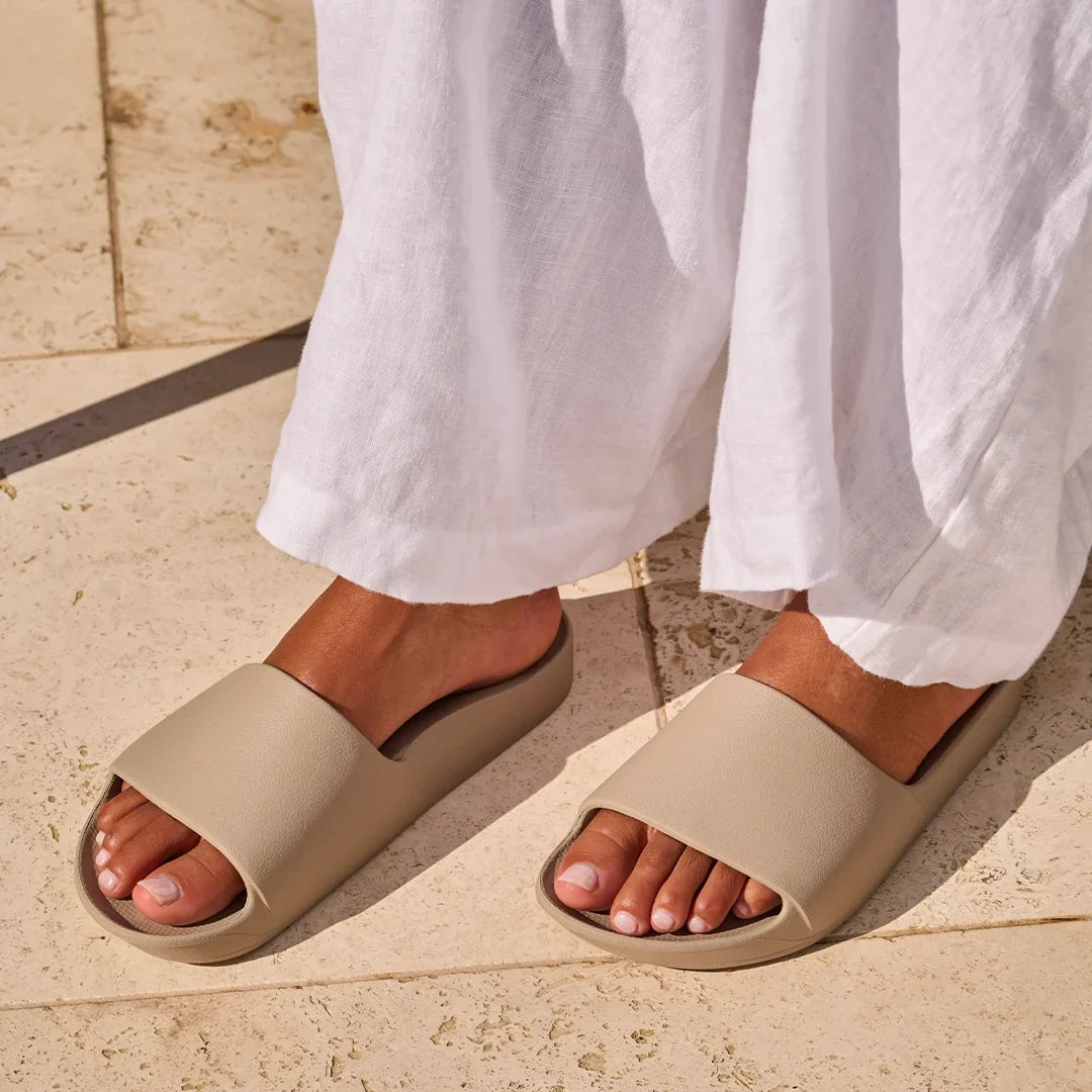 Archies Arch Support Slides - Classic - Taupe