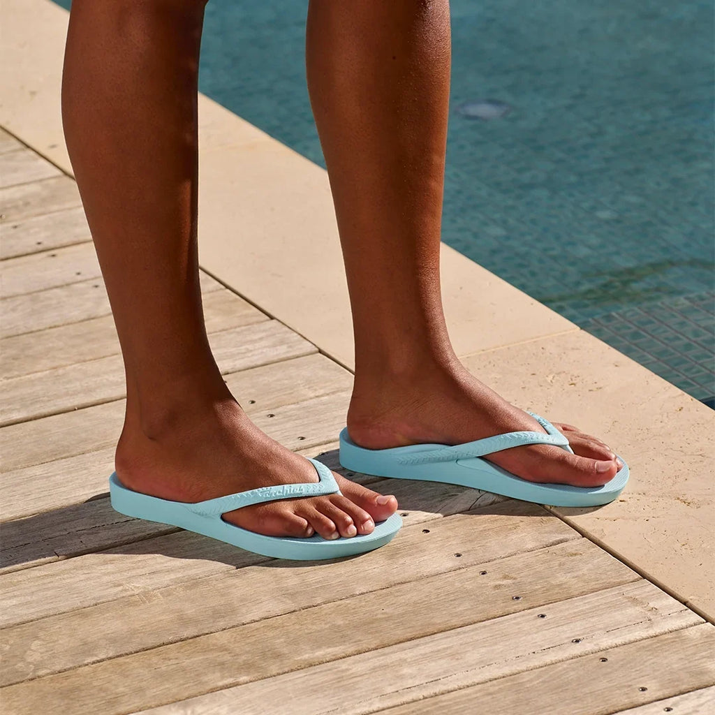 Archies Arch Support Thongs - Classic - Sky Blue
