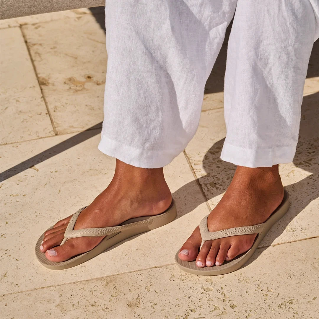 Archies Arch Support Thongs - Classic - Taupe
