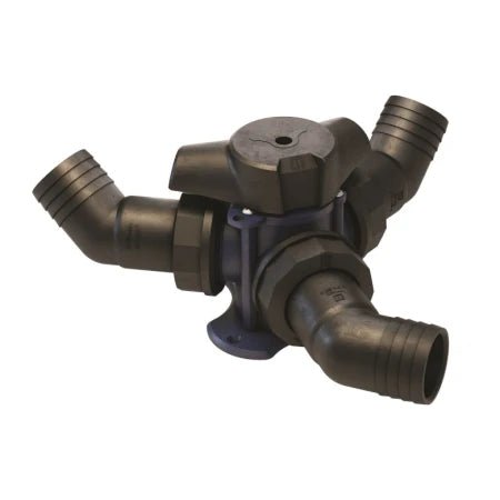VETUS Plastic three-way valve, without hose connections Y3V