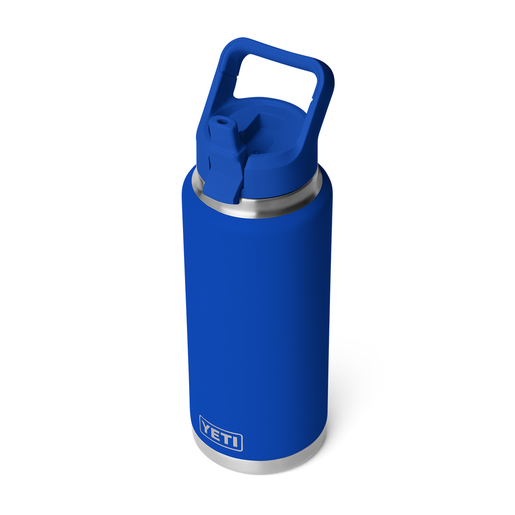 Rambler 36 oz (1 L) Straw Bottle - Royal Blue - straw