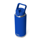 Rambler 36 oz (1 L) Straw Bottle - Royal Blue - straw