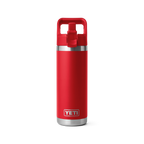 Rambler 18 oz (532 ml) Straw Bottle - Rescue Red - front view