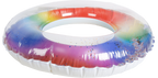Large Inflatable Swim Ring Rainbow Glitter 78cm - view 2