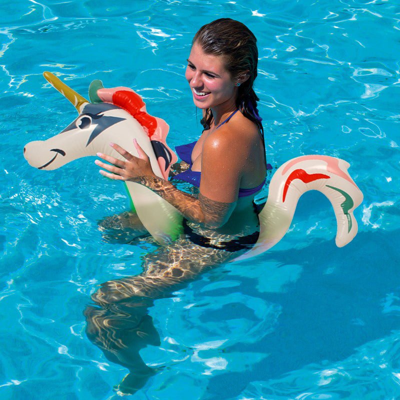 Inflatable Unicorn Pool Noodle 131x72x19cm - Ages 3+ - view 2