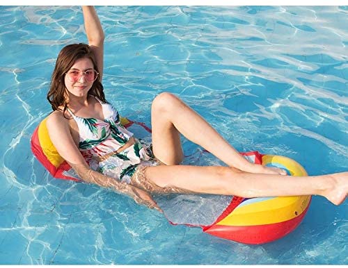 Inflatable Jumbo Rainbow Hammock Chair 127x63cm - view 2