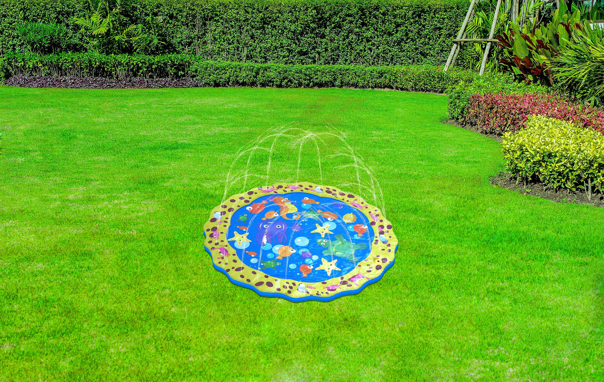 Sprinkler Mat Sea Theme includes Hose Connection 105cm - Ages 3+ - view 3