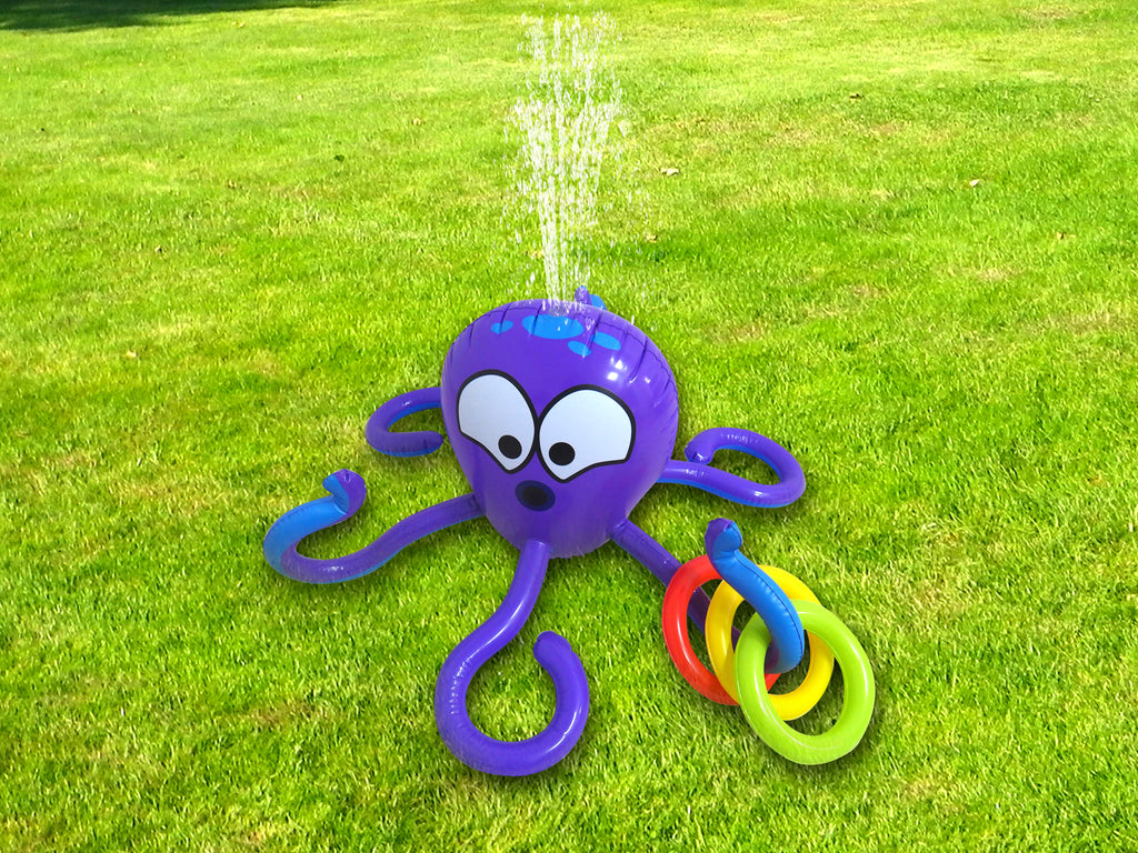 OCTOPUS SPRINKLER & TOSSING GAME 40x90CM W-4 RINGS - view 3