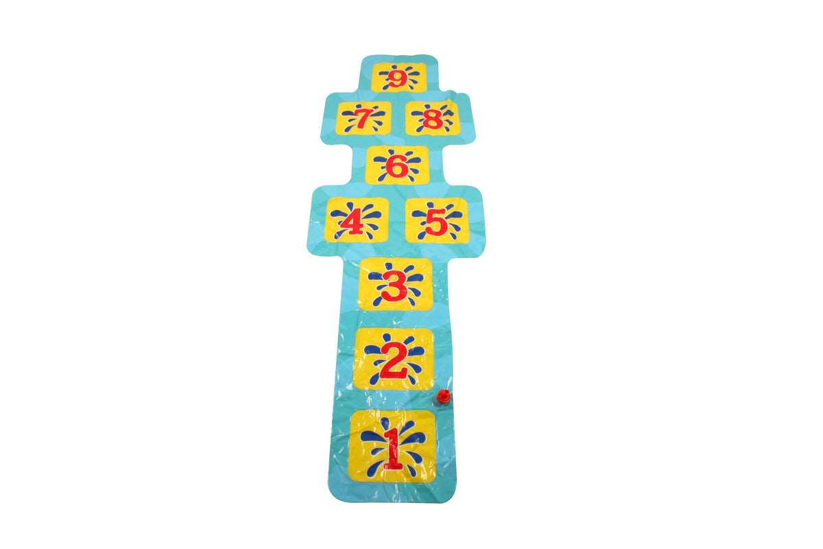 Hop Scotch Spray Mat, Sprays Water, Connects to Hose 174cm