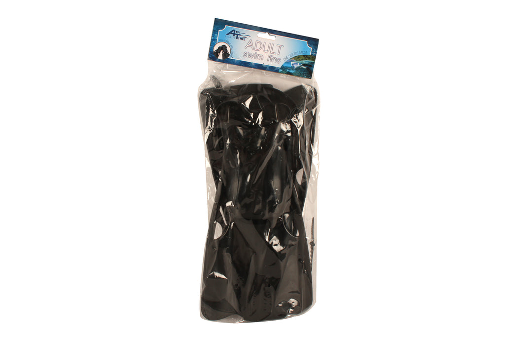 SWIMMING FINS ADULT BLACK OSFM 42X8CM - view 3